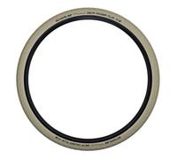 Schwalbe Pneu vélo Delta Cruiser Plus PunctureGuard Tubeless 700B x 38 Crème Réfléchissant