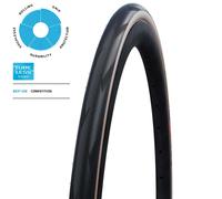 Schwalbe Pro One Evo Super Race V-Guard TLE Folding Tyre, Transparent Sidewall,