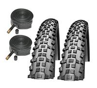 Schwalbe Rapid Rob 26" x 2.10 Mountain Bike Tyres with Schrader Tubes (Pair)