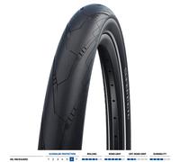 Pneu Schwalbe 20-2.40 (62-406) Super Moto Perf DD zw-skin +R G