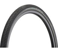Pneu rigide Schwalbe Road Cruiser 28x1.75 GreenCompound K-Guard TwinSkin réfléchissant noir