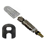 Schwalbe Sachet de 25 Corps de Valve Presta Mixte Adulte, Noir