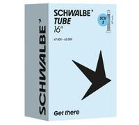 Schwalbe - SCV3 16'' (47/62-305) - Chambre à air pour vélo - 16'' - 47/62-305 - black