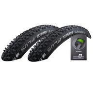 Schwalbe Smart Sam Plus 57-584 Lot de 2 pneus de vélo GreenGuard 27,5 x 2,25 cm