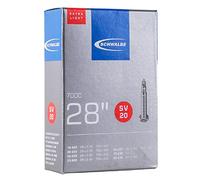 Schwalbe Chambre à air SV20 Extra Light 28" 18/25-622/630 Sclaverand 40 mm Noir