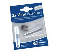 Schwalbe - Tubeless Valve Extension Presta Alu with Key - 2 Pack - Valve tubeless - 65 mm
