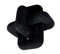 Schwamm Ornements de boules à maillons en bois de style bohème, chaîne à 3 maillons sculptée une main, décoration de table artisanale, maison, bureau, décoration rustique A