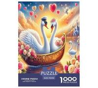 Schwan1000 Pièces Amateurs De PuzzlesLove Schwan pour Adultes Jeu D'Intelligence Premium avec Défis Paysagedes QuatreSaisons 70x50cm/1000pcs