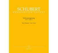 Schwanengesang. Dreizehn Lieder nach Gedichten von Rellstab und Heine D 957 / Die Taubenpost D 965 A -Tiefe Stimme-
