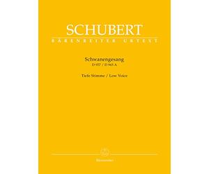 Schwanengesang. Dreizehn Lieder nach Gedichten von Rellstab und Heine D 957 / Die Taubenpost D 965 A -Tiefe Stimme-