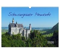 Schwangauer Momente (Wandkalender 2026 DIN A3 quer), CALVENDO Monatskalender: Das Schwangau im Ostallgäu, hier hat man Schlösser, Seen, Wälder, ... hier findet man viele freundliche Menschen.