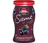 Schwartau Samt Schwarze Früchte (fruits noirs) Pâte à tartiner crémeuse et fine 270g