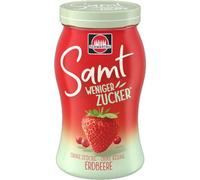 Schwartau Velours Moins de Sucre Fraise Pâte à Tartiner Pastée 255g