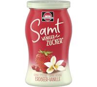 Schwartau Velours Moins de Sucre Pâte à Tartiner Fraise Vanille 255g