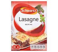 Schwartz Lot de 8 recettes de lasagnes 36 g