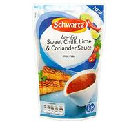 Schwartz pour le poisson sucré Chilli, de chaux et de la coriandre - Faible teneur en gras (300g) - Paquet de 6