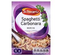 Schwartz Spaghetti carbonara Recette Mix (32g) - Paquet de 6