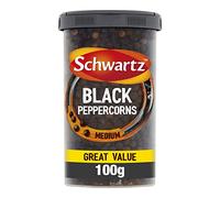 Schwartz Tambour de grains de poivre noirs entiers, 100 g