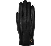 Schwartz & von Halen Gants Femmes - Alessandra (noir) - Cuir - 100% peau de chèvre (Nappa) - doublure de luxe en laine d'agneau - Noir - M - 7½