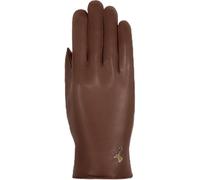 Schwartz & von Halen Gants Femmes - Ivy (marron) - Cuir - 100% peau de mouton (Nappa) - luxueux cachemire (15%) & laine (85%) - Marron - M - 7½