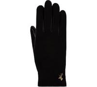 Schwartz & von Halen Gants Femmes - Nora - Cuir - 100% daim et cuir de mouton (nappa) - fausse fourrure d'agneau - Noir - M - 7½