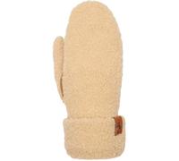 Schwartz & von Halen Moufles Femmes - Sophia (beige) - Cuir - 100% peau de chèvre (Nappa) - fausse fourrure bien chaude - Beige - M - 7½