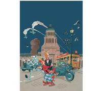 Schwartz/Yann - Spirou Le Groom vert de gris / Signé - AFFICHE Vert G