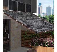 Schwarz Sonnenschutznetz 90% UV Schutz für Pergola Rechteckiges Schattiernetz mit Ösen ideal für Garten Terrasse Balkon verfügbar in 2x1m 2.5x17m 3x10m 4x5m 8x11m 9.5x10m