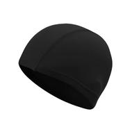 Schwarze Schwimmkappe aus Nylon, atmungsaktives Gewebe mit hoher Elastizität, Bequeme Schnorchelkappe für Männer, Frauen und Junge Schwimmer, geeignet für Kopfumfänge BIS zu 22,8 in / 58 cm
