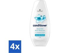 Schwarzkopf - Après-shampooing - Anti-Tangle - Cheveux longs ou bouclés - 250 ml - Pack avantage - 4 pièces