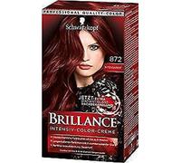 Schwarzkopf Brillance Intensiv-Color-Creme Niveau 3, 872 Intensivrot, 1er Pack