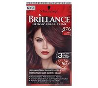 Schwarzkopf Brillance Intensiv-Color-Creme Niveau 3, 876 Edel-Mahagoni, 143,7