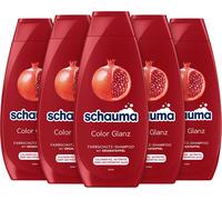 Schwarzkopf Color Glanz Lot De 5 Shampoings De Protection De La Couleur (5 X 400 Ml) - Shampooing Pour Cheveux Colorés, Teints Ou Méchés - Avec Extrait De Grenade[Z3855]