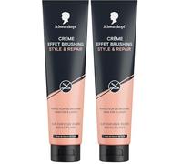 SCHWARZKOPF, Crème Coiffante, Style & Repair, Effet brushing, Perfecteur de coiffage sans fer à lisser, Cheveux raides et indisciplinés, Formule avec du beurre de Karité, Végane, Sans silicone, 150ml