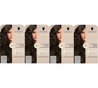 Schwarzkopf Creme Supreme Coloration 5-1 Brun froid (4 x 182 ml), coloration permanente avec sérum et masque pour les cheveux, protège contre les dommages visibles, pour une couverture 100 % des