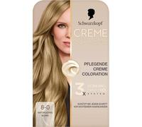 Schwarzkopf Creme Supreme Coloration 8-0 Blond naturel (182 ml) | Coloration durable avec sérum et masque capillaire, protège contre les dommages visibles des cheveux