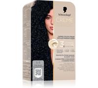 Schwarzkopf Creme Supreme coloration cheveux permanente à sous-ton froid teinte 1-1 Cool Black 60 ml