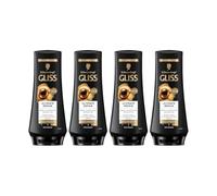 Schwarzkopf - Gliss - Après-Shampoing Ultimate Repair - Soin Cheveux Secs et Cheveux Abîmés - Répare et Renforce - 95% d'ingrédients d'origine naturelle - Flacon de 200ml - Lot de 4