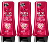 Schwarzkopf - Gliss - Après-Shampooing - Ultimate Color Cheveux Colorés/Méchés Flacon 200 ml - Lot de 3