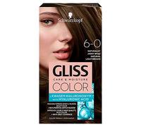 Schwarzkopf Gliss Color Crème colorante pour cheveux 6-0 Natural Light Brown, 142 ml