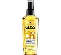 Schwarzkopf Gliss Huile de Soin Précieuse Hydratante pour Cheveux Secs, Enrichie en Huile d'Argan et Vitamine E, 75ml