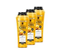 Schwarzkopf Gliss Kur Lot de 3 shampooings à l'huile Nutritive 250 ml