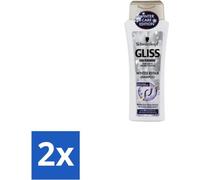 Schwarzkopf - Gliss Kur - Shampooing - Kératine - Rétablissement des cheveux - 250 ml - Pack avantage - 2 pièces