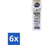 Schwarzkopf - Gliss Kur - Shampooing - Kératine - Rétablissement des cheveux - 250 ml - Pack avantage - 6 pièces