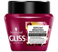Schwarzkopf Gliss - Masque Réparation & Protection couleur 2 en 1 - Pré-Shampooing et Masque - Soin Cheveux - Cheveux colorés, méchés - 300ml