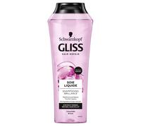 Schwarzkopf Gliss - Shampoing Soie Liquide - Shampoing Brillance - 91% d'Ingrédients d'Origine Naturelle - Cheveux ternes, rêches, sans éclat - 250ml