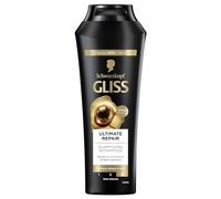 Schwarzkopf - Gliss - Shampoing Ultimate Repair - Cheveux secs/très abîmés - 89% d'ingrédients d'origine naturelle - Flacon de 250ml