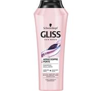 Schwarzkopf Gliss, Shampooing Addio double pointe pour cheveux coupés et brouillés, à action fortifiante, avec huile de graines de raisin, 250 ml