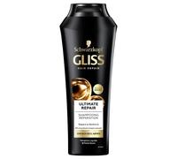 Schwarzkopf - Gliss - Shampoing Ultimate Repair - Cheveux secs/très abîmés - 89% d'ingrédients d'origine naturelle - Flacon de 250ml