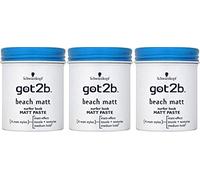 Schwarzkopf Got2B Beach Lot de 3 paquets de pâte mate aspect surfeur 100 ml